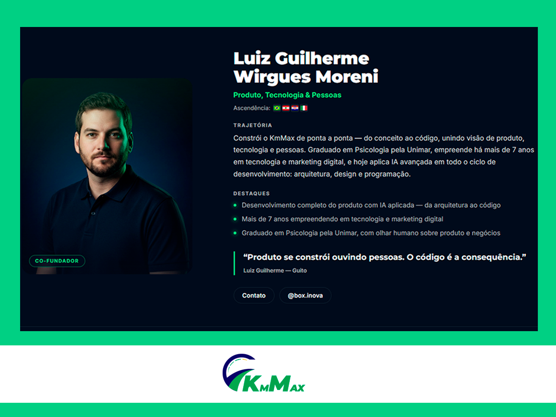 Card institucional — Luiz Guilherme Wirgues Moreni